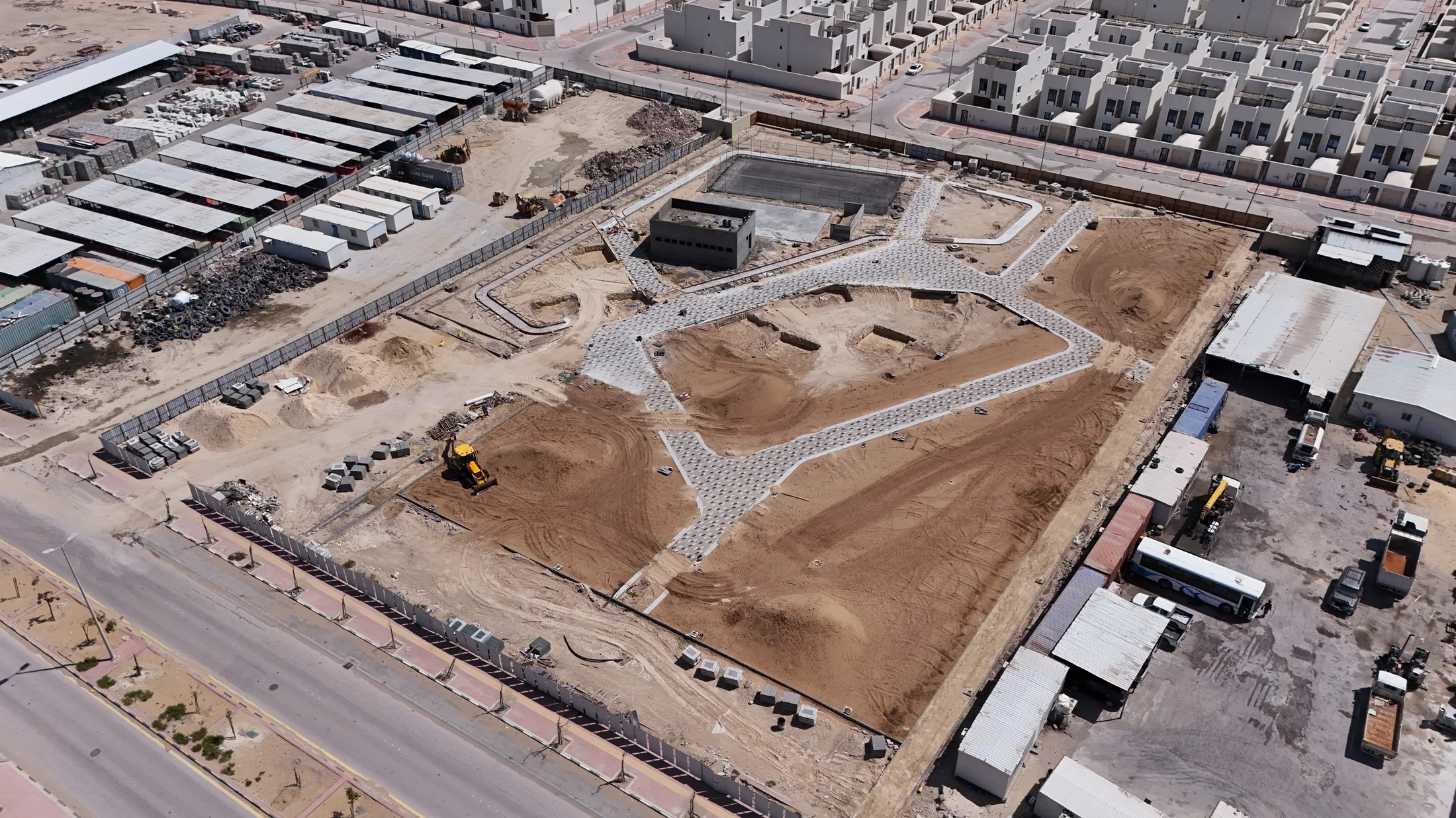 Site progress and coordinated delivery on the Dammam project