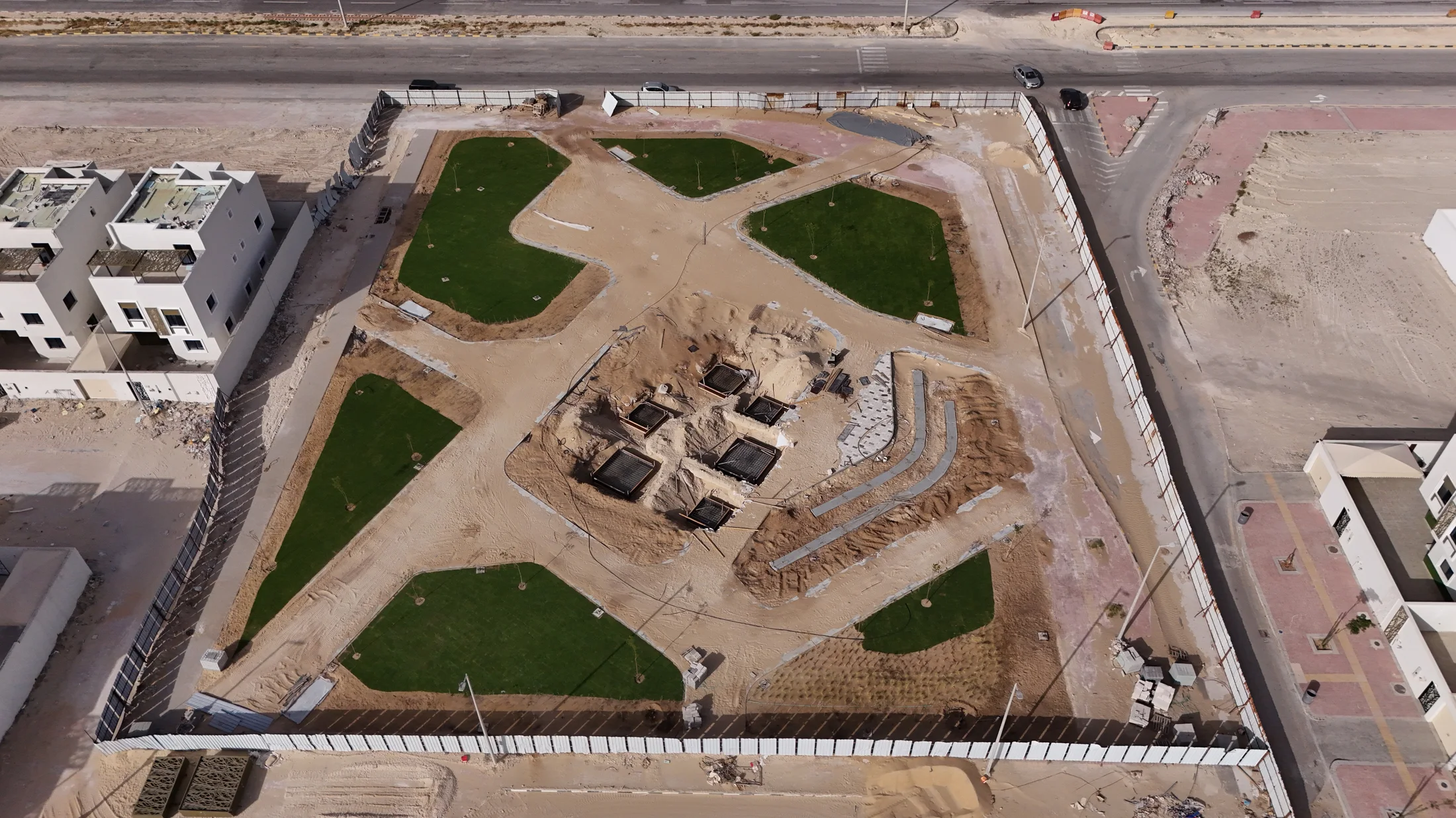 Infrastructure and landscape work taking shape in Dammam