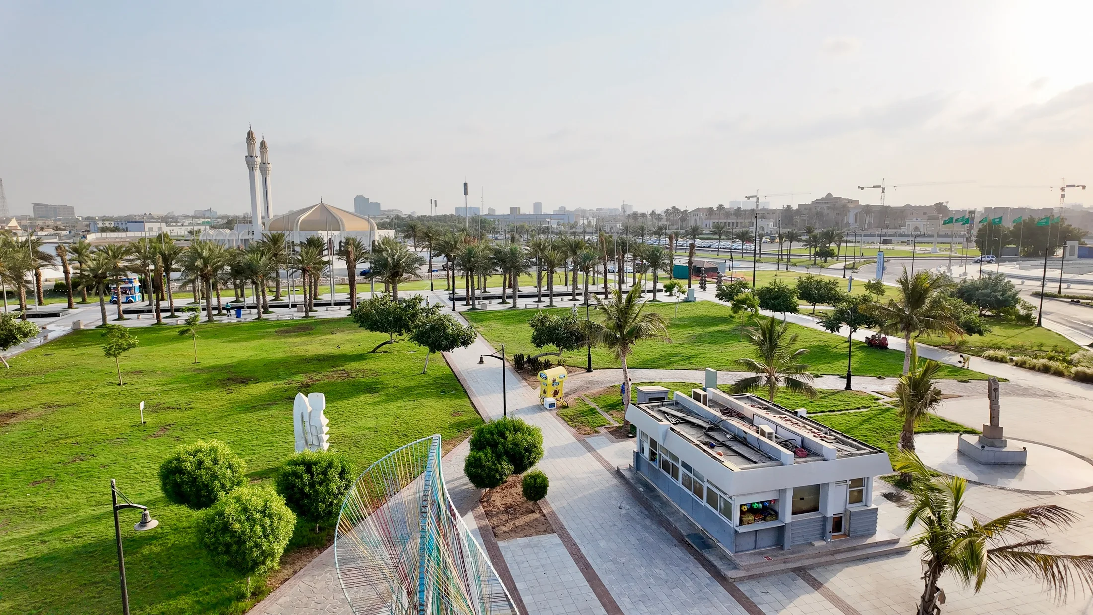 Recreation planting and pathways along the Middle Corniche