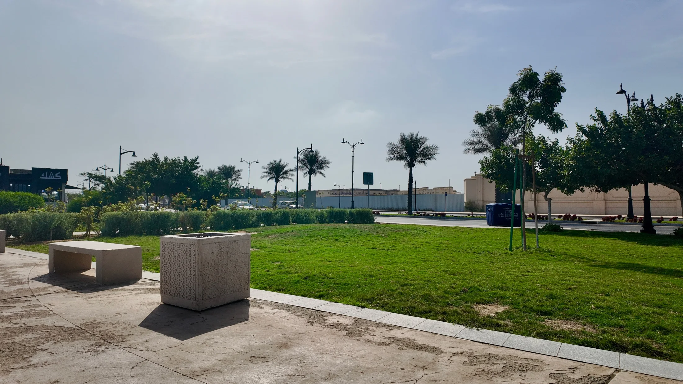 Recreation planting and pathways along the Middle Corniche