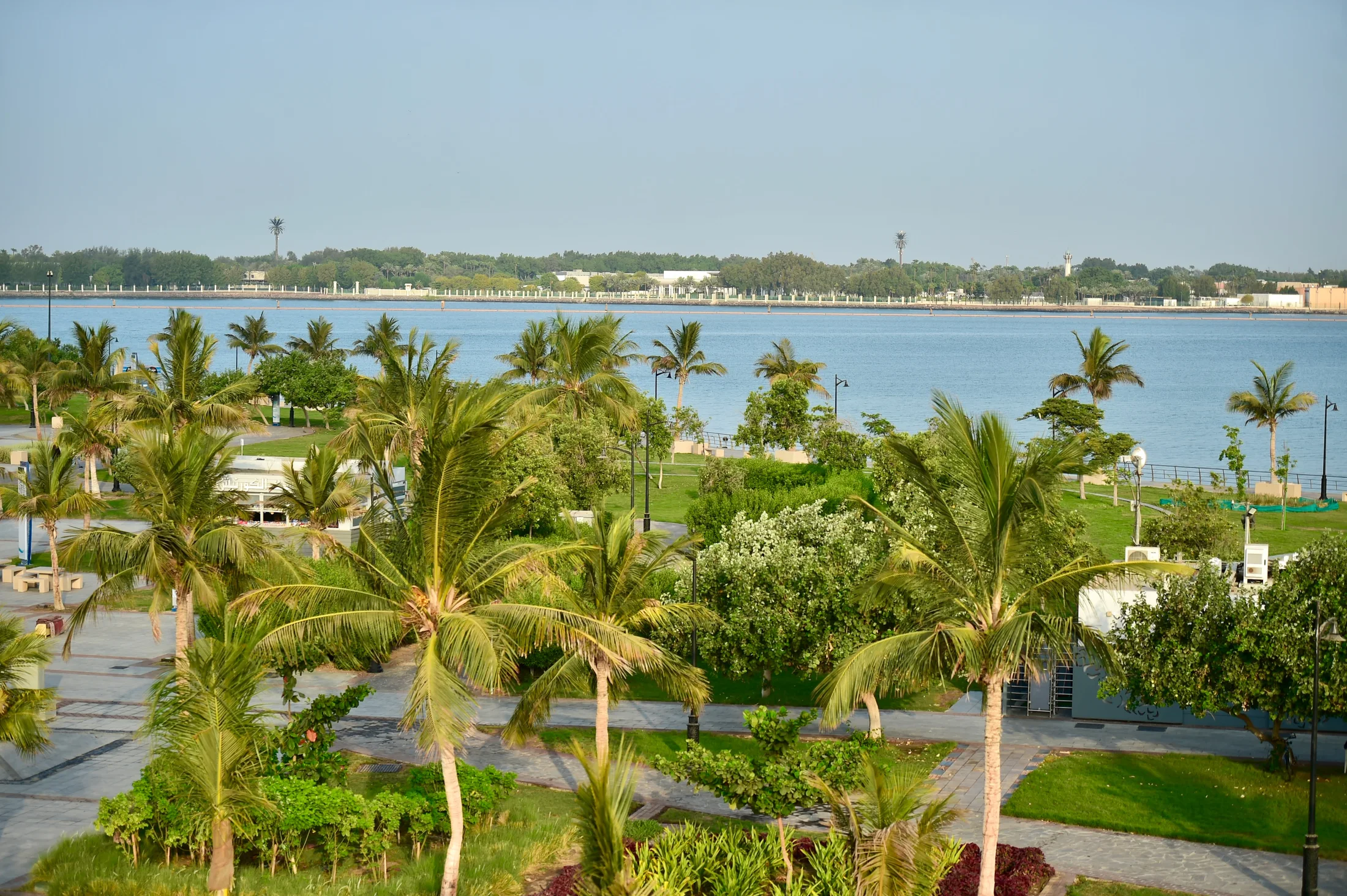 Recreation planting and pathways along the Middle Corniche
