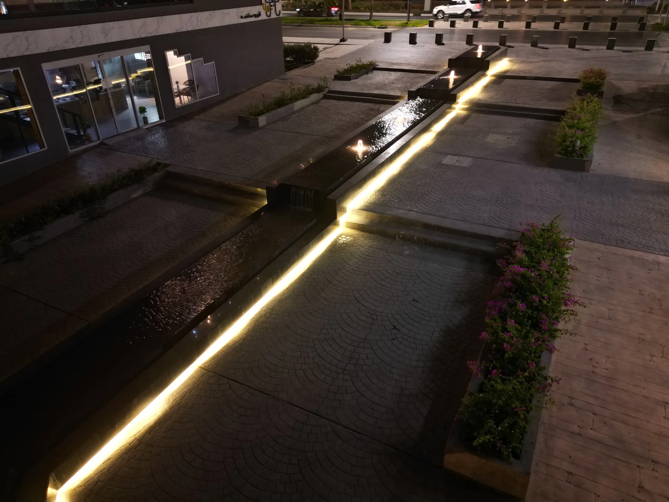 Waterfront landscaping designed for comfort and accessibility
