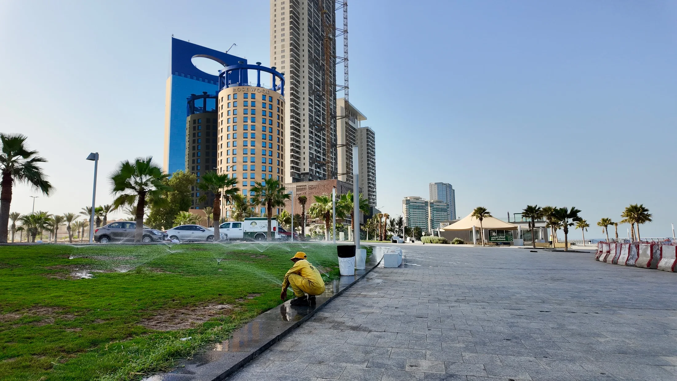 Waterfront landscaping designed for comfort and accessibility